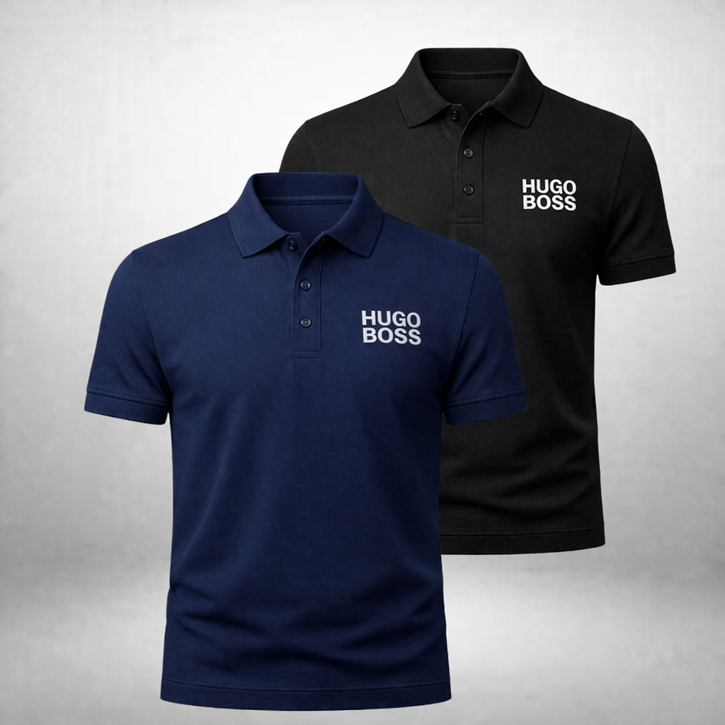 HUGO BOSS Set: 2 Polo-Shirts – Gratis Dior Sauvage (100ml)